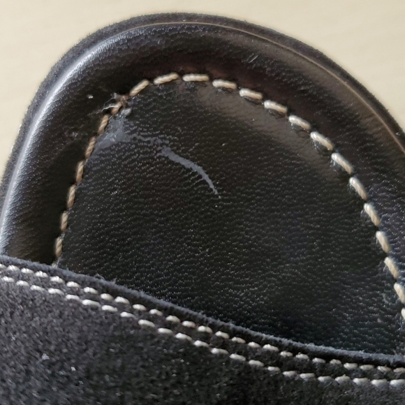 Cordani black suede wedge sandals - Picture 7 of 7